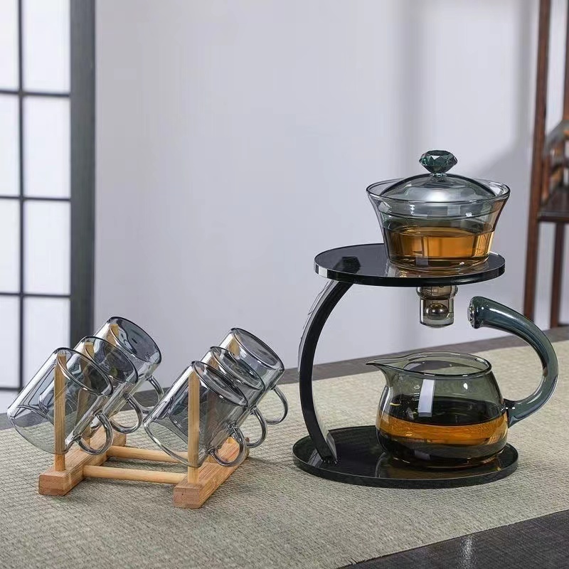 【天野茶店】望月宮燈自動茶具，磁吸自動，秒出茶湯，濃淡自控，泡茶不燙手